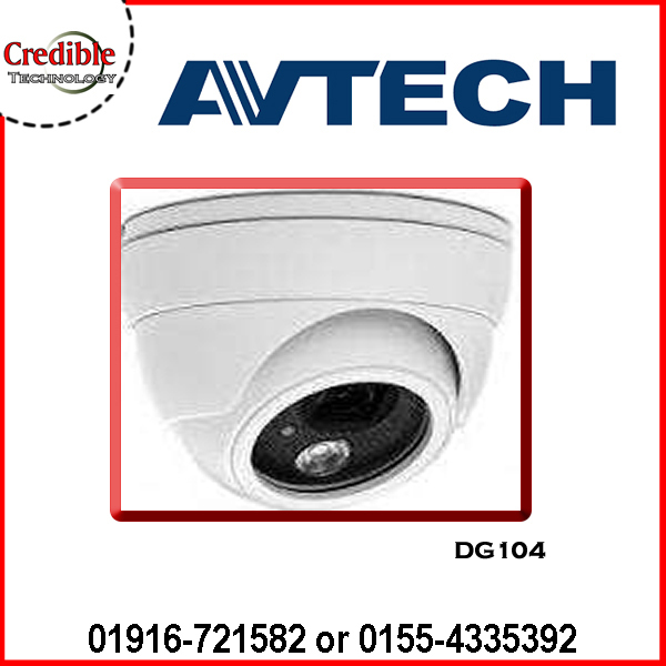 DG104 Avtech HD CCTV IR Dome Camera